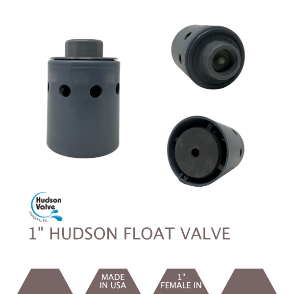 1'' Hudson Float Valve with 1'' Female Inlet